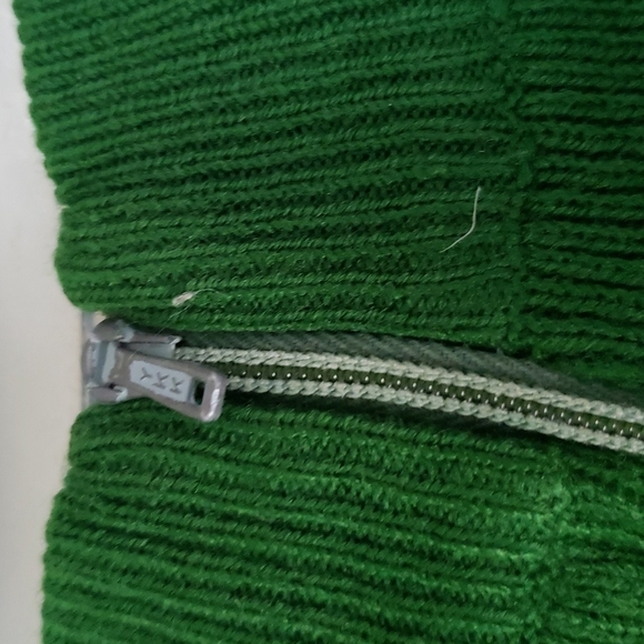 Vintage Woodward's Green Mock Neck Sweater, US S/M - Picture 6 of 12